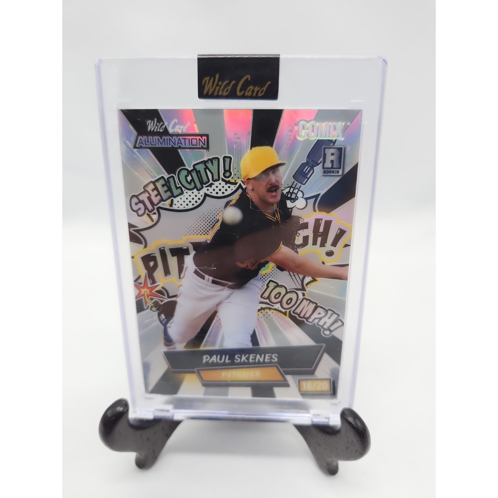 2024 Wild Card Alumination Paul Skenes Comix Edition - Pittsburgh Yellow Paul...